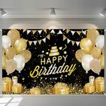 Happy Birthday Backdrop Background Cloth Banner Photo Prop Party Home Wall Decor