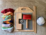 Heidifeathers® 'Mixing Mat' Blending Board, Board Carder - Make Your Own Batts &