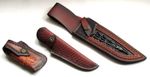 Leather Knife Sheaths x 3 - New