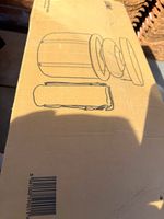 LUMI Pod MAX Ice Bath Inflatable Freestanding Circular Beige Bottom Drain