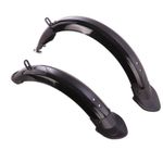 2 Pieces 14 Inch Bike Mudguard Easy to Install Full Coverage Mud Guard