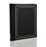 Deluxe BlackPadded Self Adhesive Photo 40 sheets 80 sides Albums 10.8 x7.5''