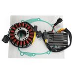 Magneto Stator+Voltage Rectifier+Gasket For Suzuki DR-Z400SM DRZ 400 2000-2019 A