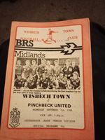 Wisbech Town v Pinchbeck Utd   Peterborough Lge Premier Division     7/9/88.