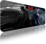 80x30cm Batman / Superman Gaming Mouse Mat Pad Extra Large Non-Slip f/ PC Laptop