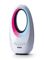 Remote Fan 22" Oscillating Bladeless Colour Changing Cooling Fan Rooms