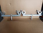 2 x Doughty T57211 Fixed Truss Adaptor Plate Mount Rigging 200-400mm Centres