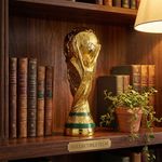 Full Size World Cup Trophy Replica 21-27cm Gold Soccer Fan Collectible Printer3D