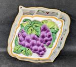 The Franklin Mint ~ LE CORDON BLEU ~ Jelly Mould ~ Grapes Design ~ 1986~Ht 8.5cm