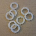Nylon Sealing Washer Sump Plug Washer, Flat Seals Gasket Rings M14.5 X 22 X 2mm