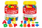 58pc Magnetic Letters Alphabet & Numbers Fridge Magnets Toys Kids Learning Gift