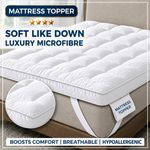 Hotel Quality Mattress Topper Single Double King Super All SIZES