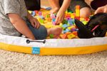 Toy Storage Bag And Kids Play Mat Toys Organizer Cotton Canvas Portable Large