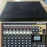 DUST COVER TASCAM MODEL 12 10 CHANNEL MIXER  12 TRACK RECORDER - HAND MADE IN UK