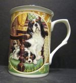 King Charles Spaniel Dog By Mellor Fine Bone China Mug Cup Beaker