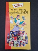 The Simpsons - 1999 - Fizzy Drinks - Double Sided Leaflet/Flyer  #W909