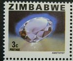 ZIMBABWE 1980 SG577 3c. AMETHYST  -  MNH