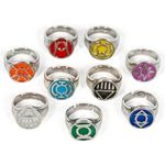 Green Lantern Corps Emotional Spectrum 9 Power Rings Set DC Comics Cosplay Gift