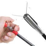 2-10 Feet Flexible Grabber Claw Pick Up Reacher Tool with 4 Claws Bendable Hose