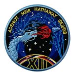 NASA Crew 12  - Embroidered Commercial  Crew Patch - Sophie Adenot (4"/100 mm)
