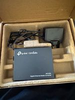 TP-LINK Omada MC220L Gigabit Ethernet Media Converter with Power Adapter