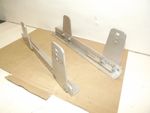 Universal Alloy Seat Side Mounts - 6 Piece (Range Of Adjustment) - Aluminium