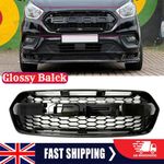 For 2018-2023 Ford Transit Custom Grille Front Grill Trail Sport Gloss Black NEW