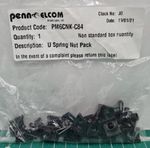 CLIP NUT FOR RACK RAILS M6 BAG OF 24 for U6 U10 U12 U24 Racks - PM6CNK-C84