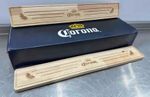 2x Wooden Corona Bar Runner Pub Man Cave Home Bar Iconic Mat - NEW