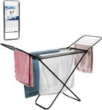 CUQOO Foldable Winged Clothes Airer Compact Heavy Duty Drying Rack RETURNED