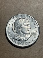 1980 D Susan B Anthony Liberty  *One Dollar Coin* Circulated Rare Wide Rim