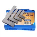 engineers-square Precision Machinist Square 4 Pc Set Sizes Include 2″ 3″ 4″& 6″