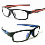 Reading Glasses Mens Womens Sports Silicone Temple Reader +1.25 1.5 2.0 3.0 3.50
