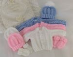 BABY KNITTING PATTERNS DK OR ARAN  54 BABY/REBORN BY PRECIOUS NEWBORN KNITS 