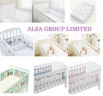 Breathable Baby Airflow Mesh Liner  For FOUR (4) SIDED COT / COTBED