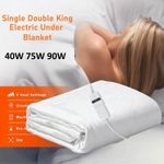 Electric Blanket Heated Under Blanket Electric Underblanket Single Double King