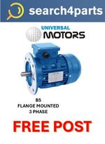 0.12KW 8 POLE 750RPM 3 PHASE B5 FLANGE MOUNTED ELECTRIC MOTOR UNIVERSAL BRAND
