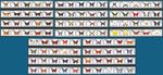 BUTTERFLIES OF THE WORLD Definitives Stamp Set 1-5  100-Values MNH 2025 Djibouti
