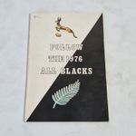 Follow The 1976 All Blacks New Zealand Signed By 8 Players Tour Guide 96 Pages