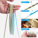 3mm 5mm PCB LED Strip Light Ultra Thin 5V 2835 120LEDs/m 8mm Flexible Tape 5M