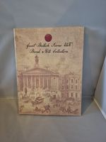 Great British Icons UK Bank Note Collection Binder and 2x24 Carat Gold £1 Notes