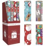 Job lot bulk 50 rolls 4m Christmas Xmas festive wrapping paper gift wrap Present