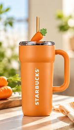 Starbucks Farmers Market Danté Carrot Tumbler 20oz (Korean Limited Edition 591ml