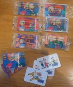 Vintage 1996 Kelloggs Nickelodeon Rugrats Lenticular Card Bundle x 6 sealed plus