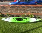 Perception Jive Sit-In Kayak - Single Seat, White/Green