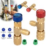 Refrigerant Charging Valve R410A R22 Air Conditioning Safety Valve Safety Adapt