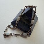 Sterling Silver 925 O pal & Tanzanite Tennis Bracelet