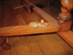 wood carved mouse in oak ideal for oak furniture.,  Choice of  2 designs