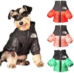 The DOG FACE Dog Puffer Jacket Winter Waterproof Warm Coat Pet Puppy Jacket