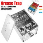 Commercial Grease Trap Waste Interceptor Restaurant Takeaway Stainless Steel